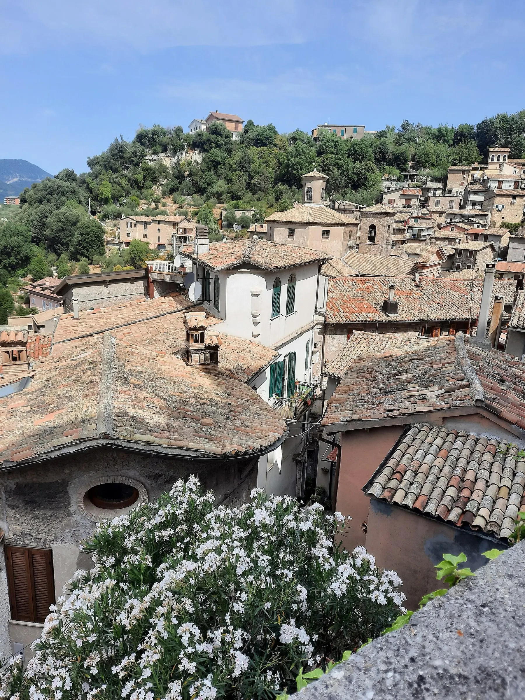 I tetti del centro storico di Subiaco